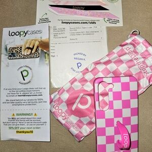 NEW LOOPY PHONE CASE - Samsung S23 and extra loop